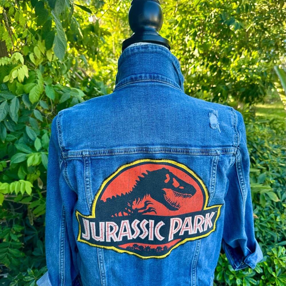 Jurassic Park Denim Jacket Size 18 plus